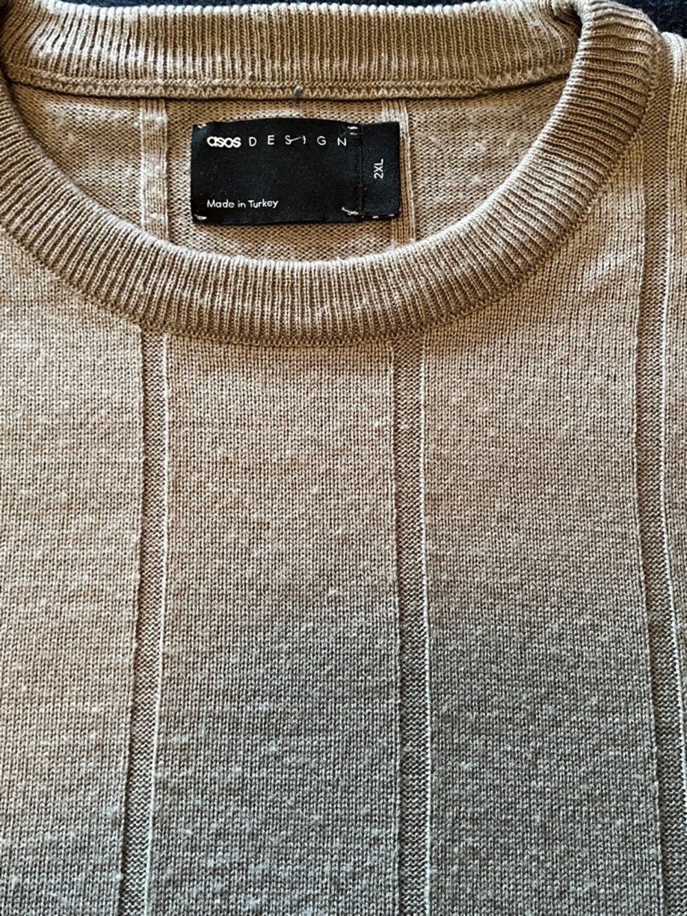 ASOS  Ribbed Sweater Grey - Picture 2 of 2